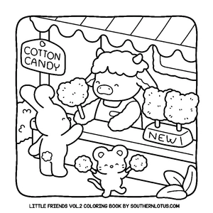 Free Little Friends Vol. 2 Coloring Book - 4
