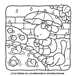 Free Little Friends Vol. 2 Coloring Book - 6