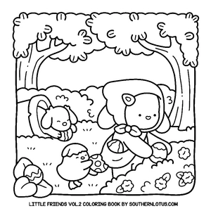 Free Little Friends Vol. 2 Coloring Book - 9