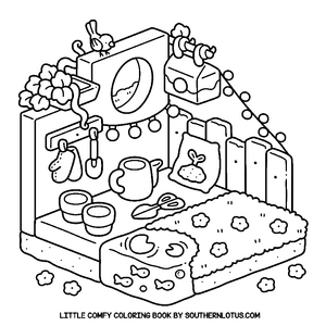Free Little Comfy Coloring Book - 2