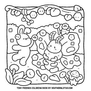 Free Tiny Friends Coloring Book - 7