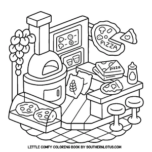 Free Little Comfy Coloring Book - 6