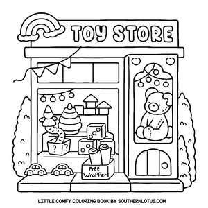 Free Little Comfy Coloring Book - 7
