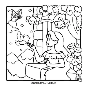 Free girl-spaces-cute-easy-coloring-book-1732153057819 - 0