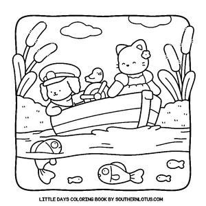 Free Little Days Coloring Book - 2