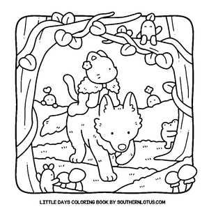 Free Little Days Coloring Book - 3