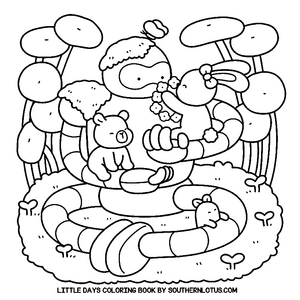 Free Little Days Coloring Book - 5