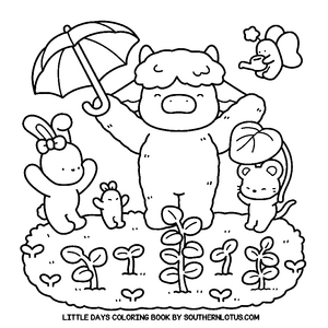 Free Little Days Coloring Book - 6