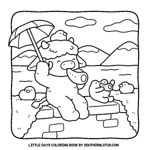 Free Little Days Coloring Book - 7