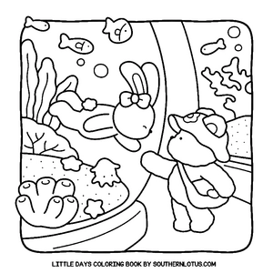 Free Little Days Coloring Book - 8