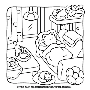 Free Little Days Coloring Book - 9