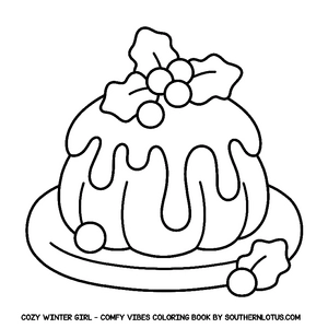 Free Comfy Vibes: Cozy Winter Girl Coloring Book - 6