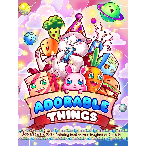 Adorable Things Coloring Book - 1
