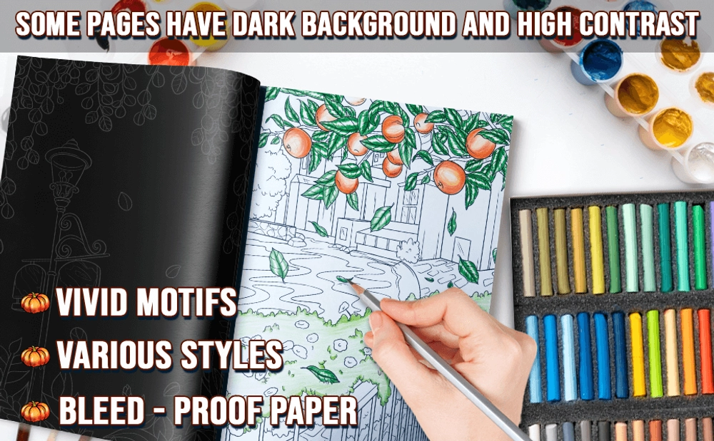 Autumn Charm Coloring Book - content plus - 1