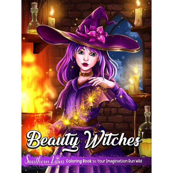 Beauty Witches Coloring Book - 1