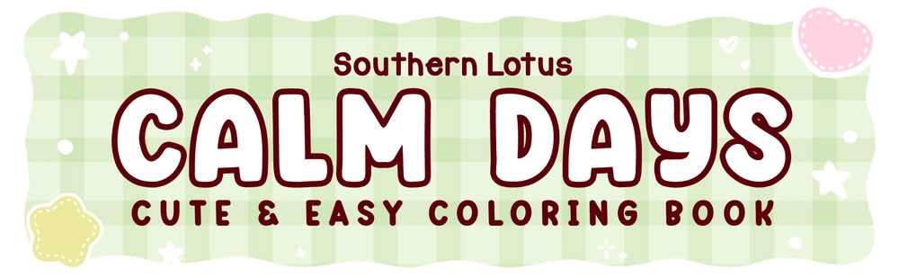 Calm Days Coloring Book - content plus - 0