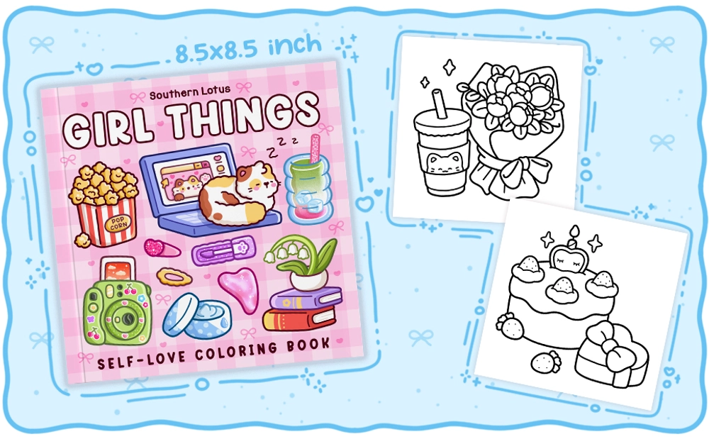 Girl Things Coloring Book - content plus - 2