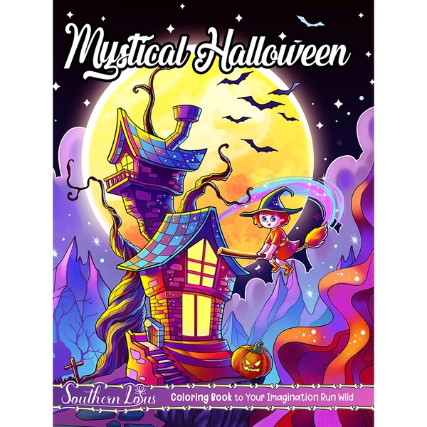 Mystical Halloween Coloring Book - 1