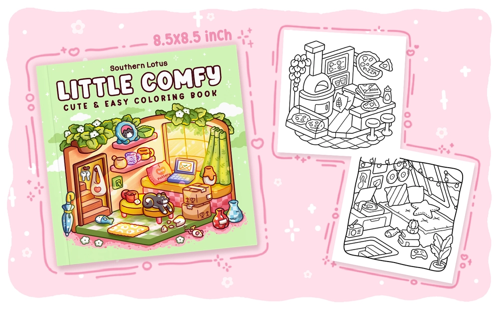 Little Comfy Coloring Book - content plus - 2