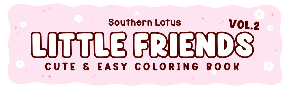 Little Friends Vol. 2 Coloring Book - content plus - 0