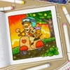 Little Friends Cute & Easy Coloring Book - thumbnail - 3