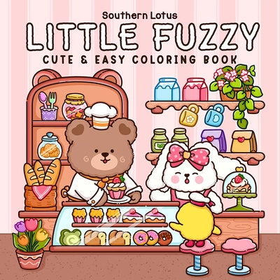 Little Fuzzy Cute & Easy Coloring Book - 1