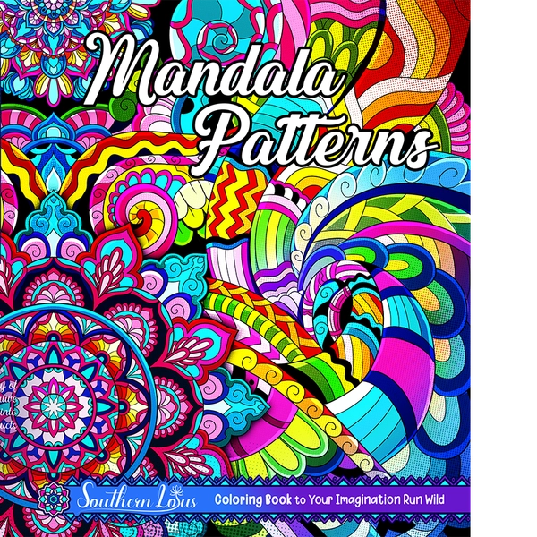 Mandala Pattern Coloring Book - 1