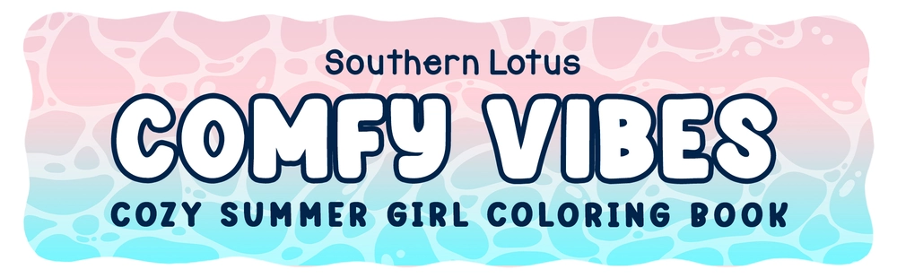 Comfy Vibes: Cozy Summer Girl Coloring Book - content plus - 0