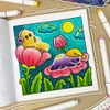 Spooky Summer Cute & Easy Coloring Book - thumbnail - 3