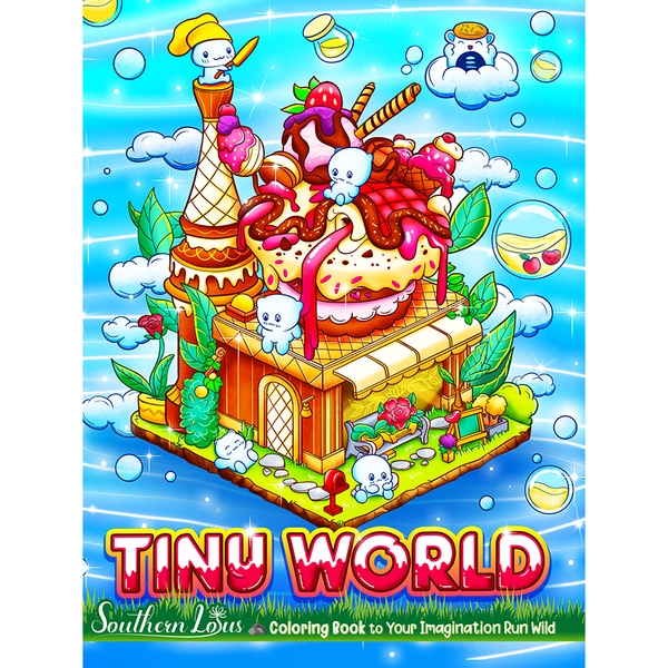 Tiny World Coloring Book - 1
